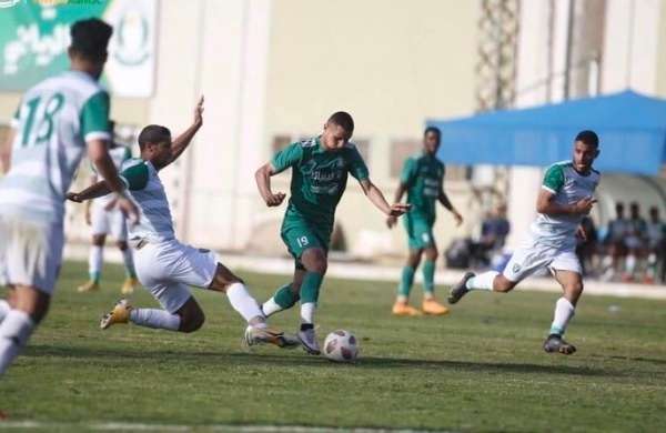 من مباراة النصر والأهلي طرابلس