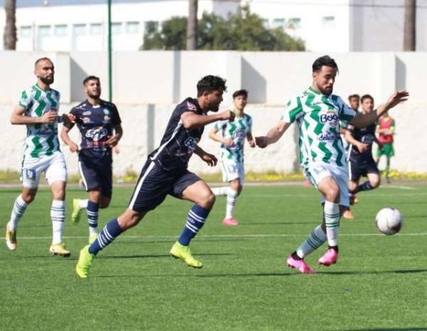 لقطة من مباراة مستقبل سليمان وشبيبة القيروان 