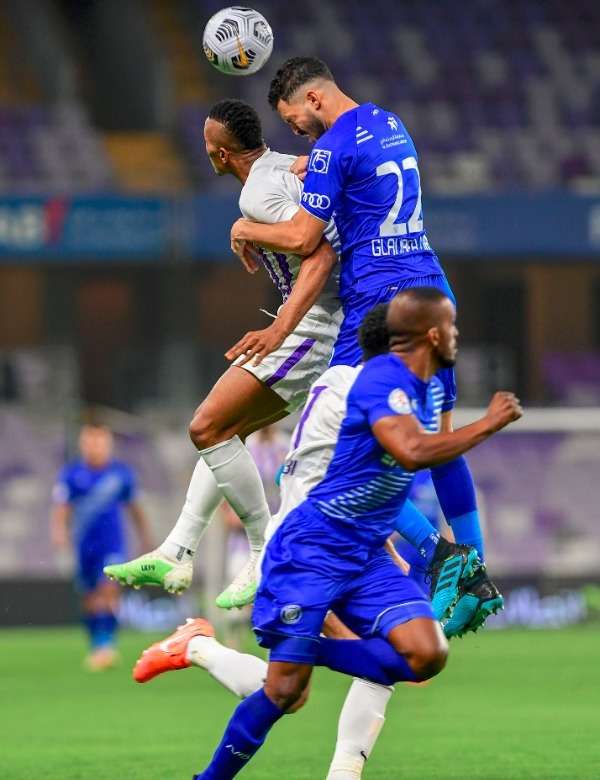 من مباراة العين والنصر