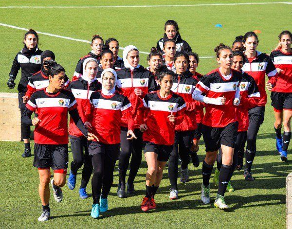 من تدريبات المنتخب الأردني