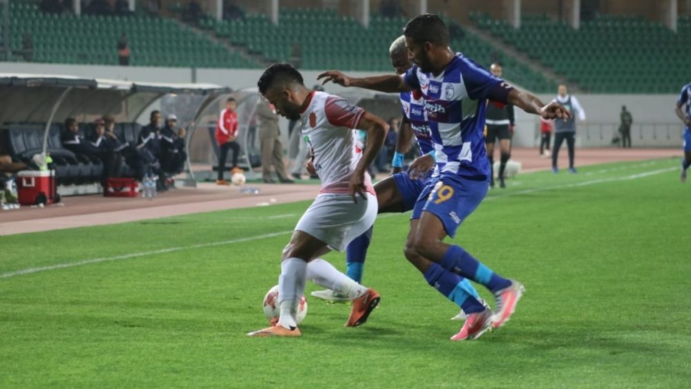 من مباراة سابقة بين حسنية أكادير وسريع وادي زم