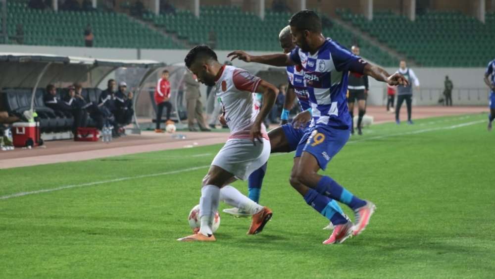 من مباراة سابقة بين حسنية أكادير وسريع وادي زم