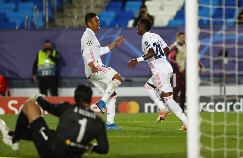 من مباراة ريال مدريد وليفربول