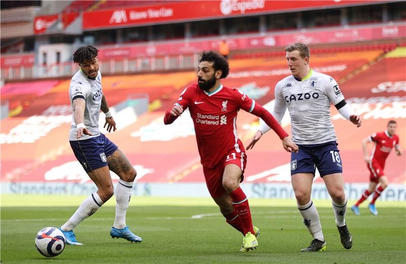 صلاح أمام أستون فيلا