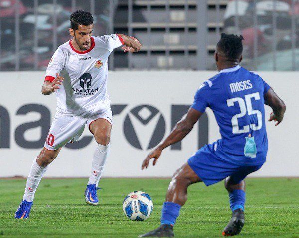 من المباراة 