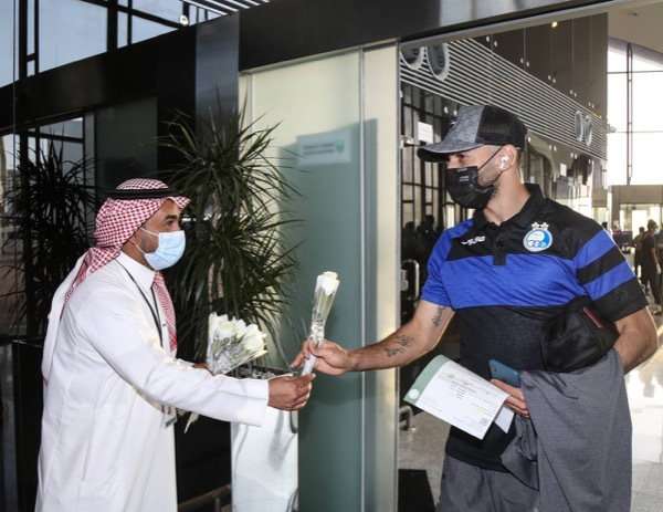 من وصول البعثة