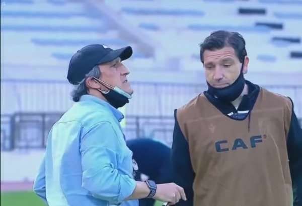 بيبي مورسيا مع مساعده في كلاسيكو اليوم