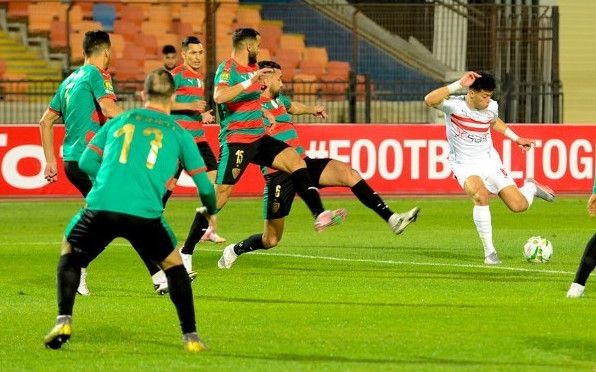 مولودية الجزائر خلال مواجهة الزمالك