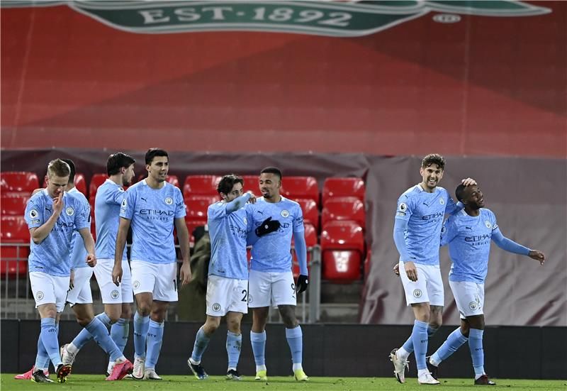 لاعبو مانشستر سيتي