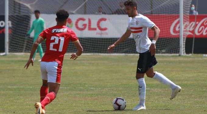 لقاء سابق بين شباب الزمالك والأهلي