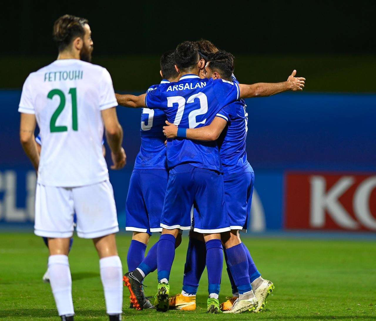 فرحة لاعبي استقلال طهران