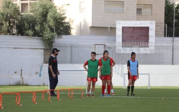 تدريبات منتخب سيدات فلسطين