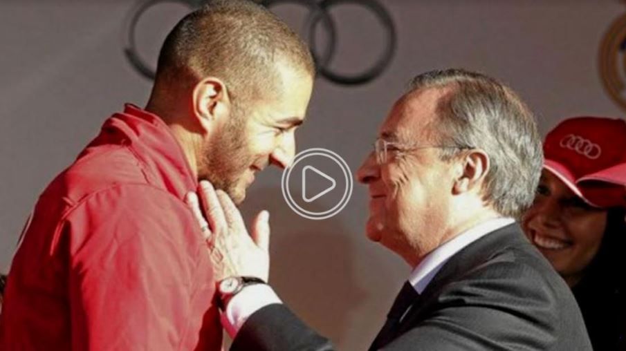 فلورنتينو بيريز وكريم بنزيما