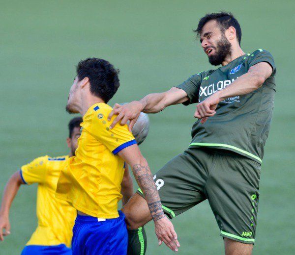 جانب من المباراة