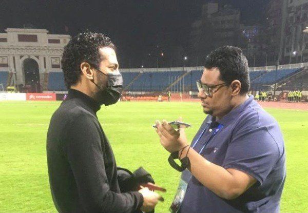 هاني سعيد مع مراسل كووورة