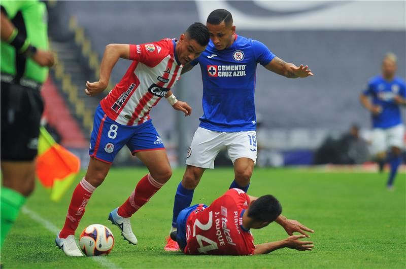 من مباراة كروز أزول مع أتلتيكو سان لويس