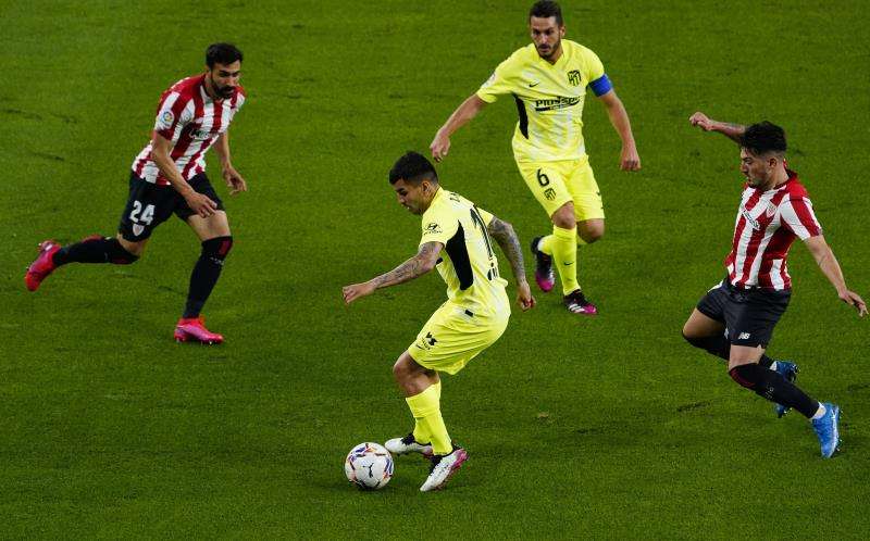 من مباراة أتلتيكو وبيلباو