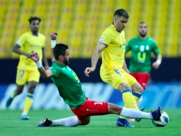 من لقاء الوحدات والنصر 