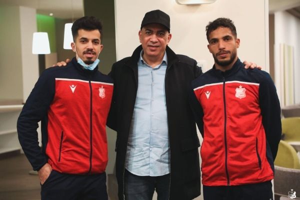 الشامخ وبودبوس مع رئيس النادي