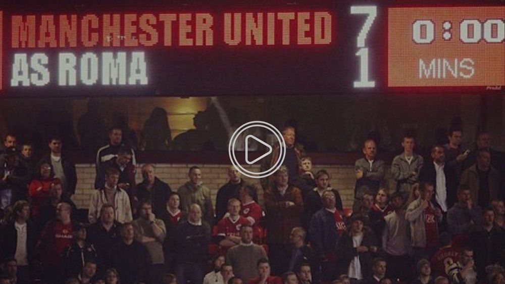 من المواجهة التاريخية بين مانشستر يونايتد وروما