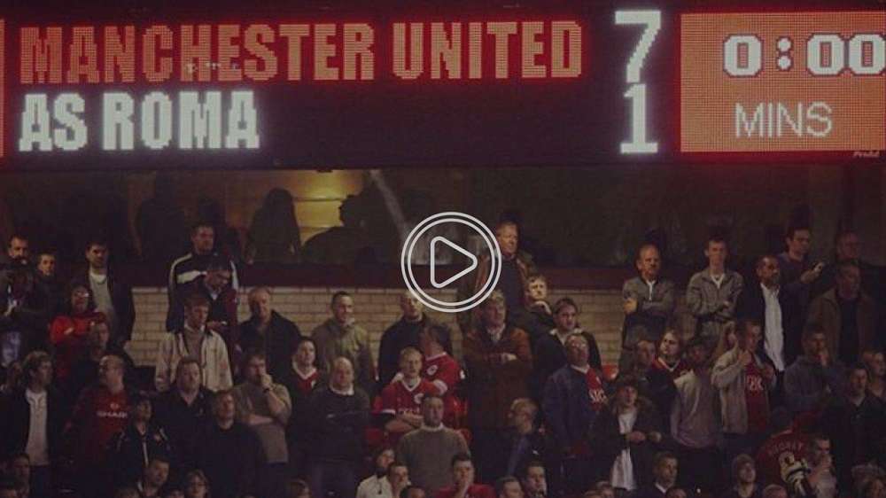 من المواجهة التاريخية بين مانشستر يونايتد وروما
