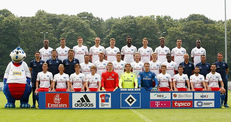 لاعبو فريق هامبورج