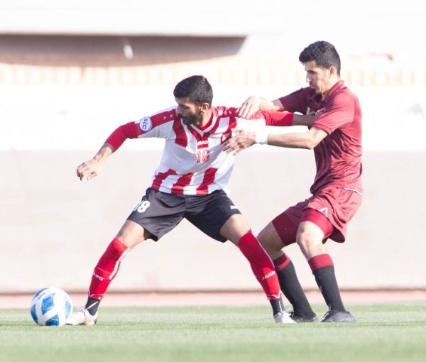 طلال الأنصاري في مباراة سابقة 