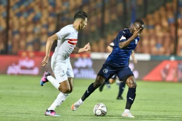 من مواجهة الزمالك وبيراميدز