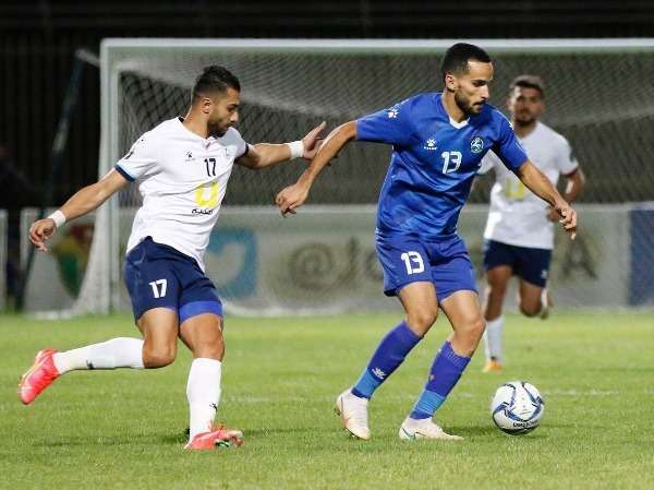 من مباراة السلط والرمثا