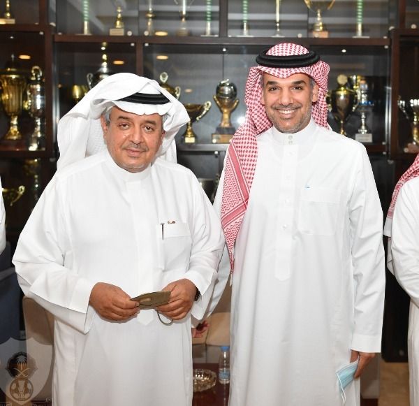 الأمير منصور بن مشعل وماجد النفيعي