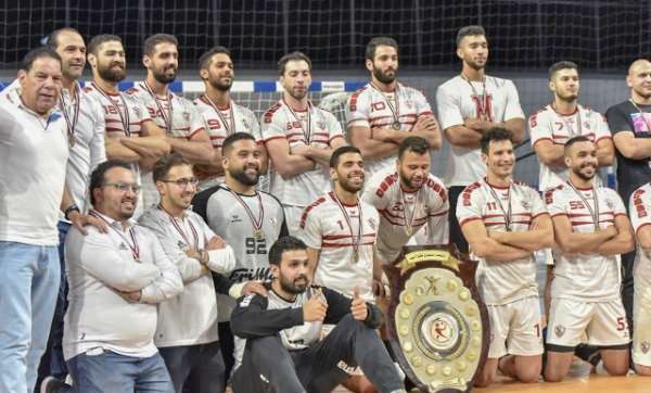 لاعبو الزمالك لكرة اليد