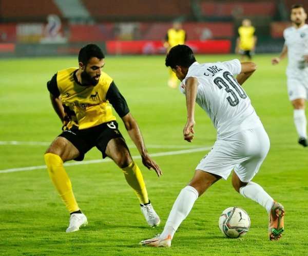 جانب من المباراة