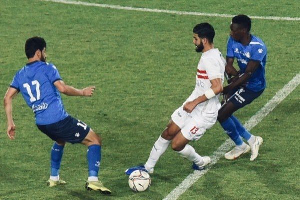 جانب من المباراة