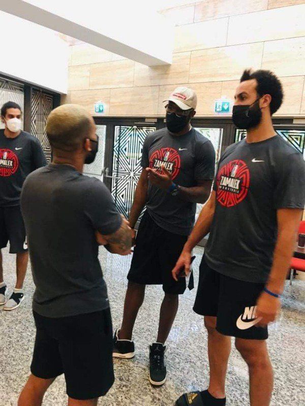 لاعبو سلة الزمالك