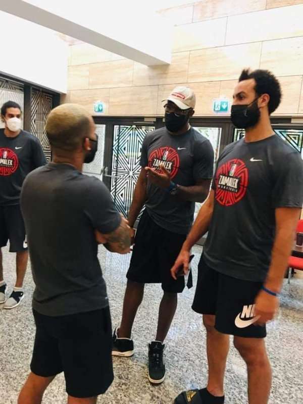 لاعبو سلة الزمالك