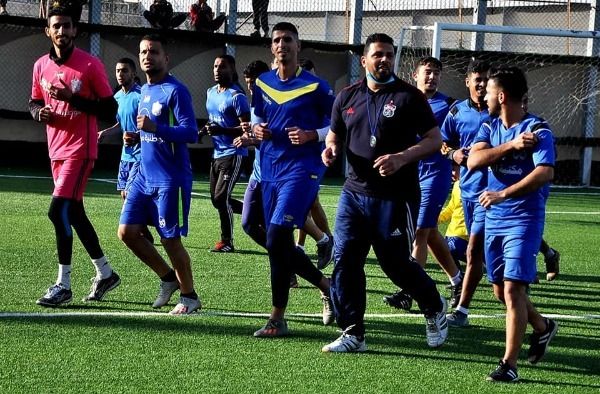 جانب من تدريبات شباب رفح 