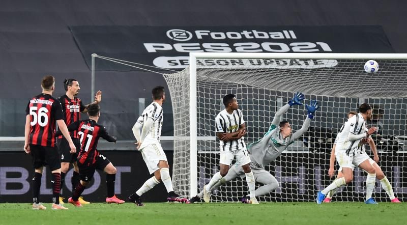 من لقاء يوفينتوس وميلان