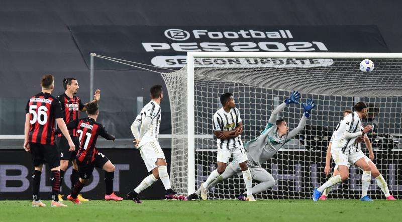 من لقاء يوفينتوس وميلان