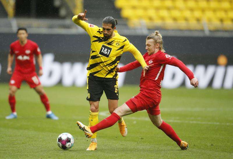 من لقاء الدوري بين دورتموند ولايبزيج