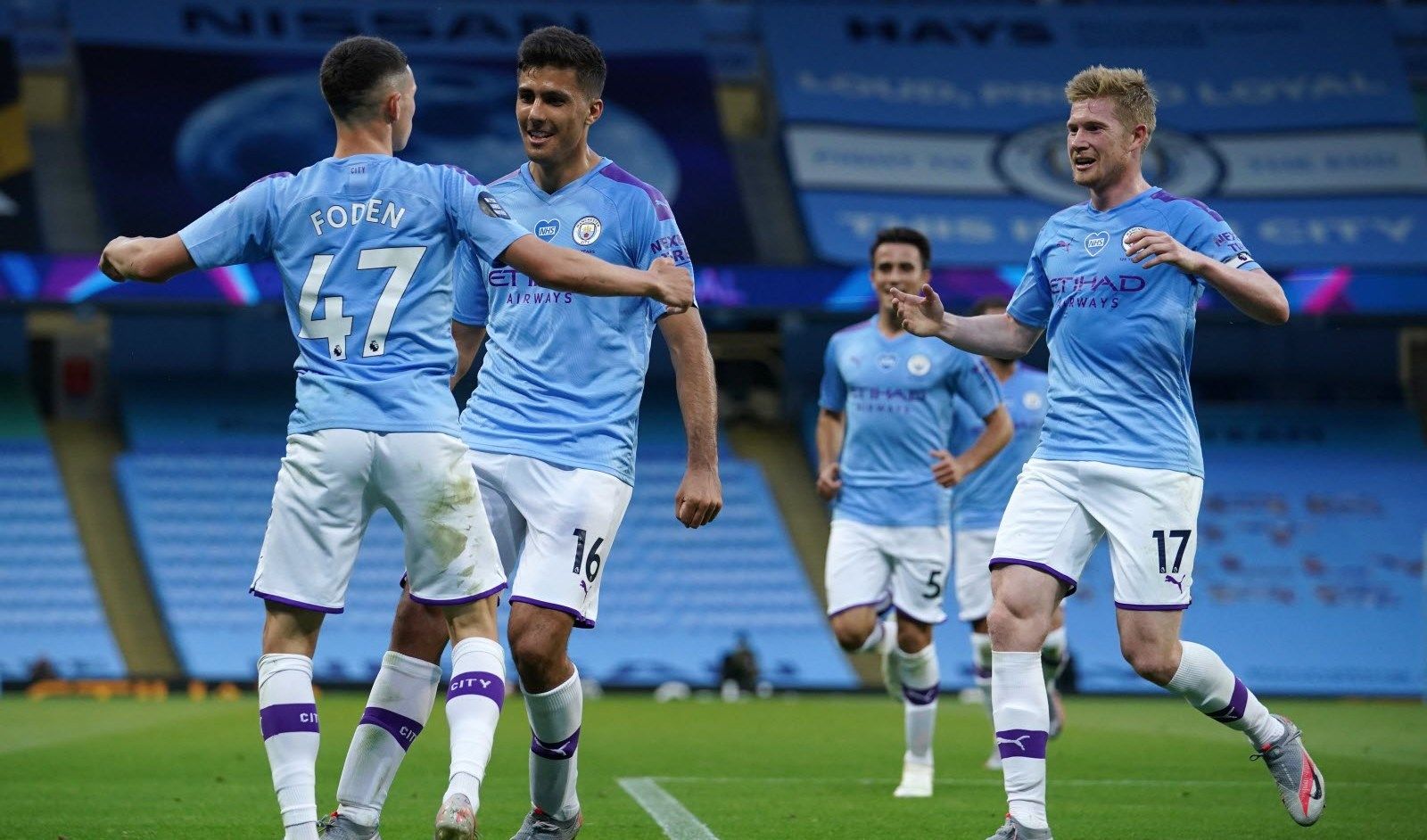 لاعبو مانشستر سيتي