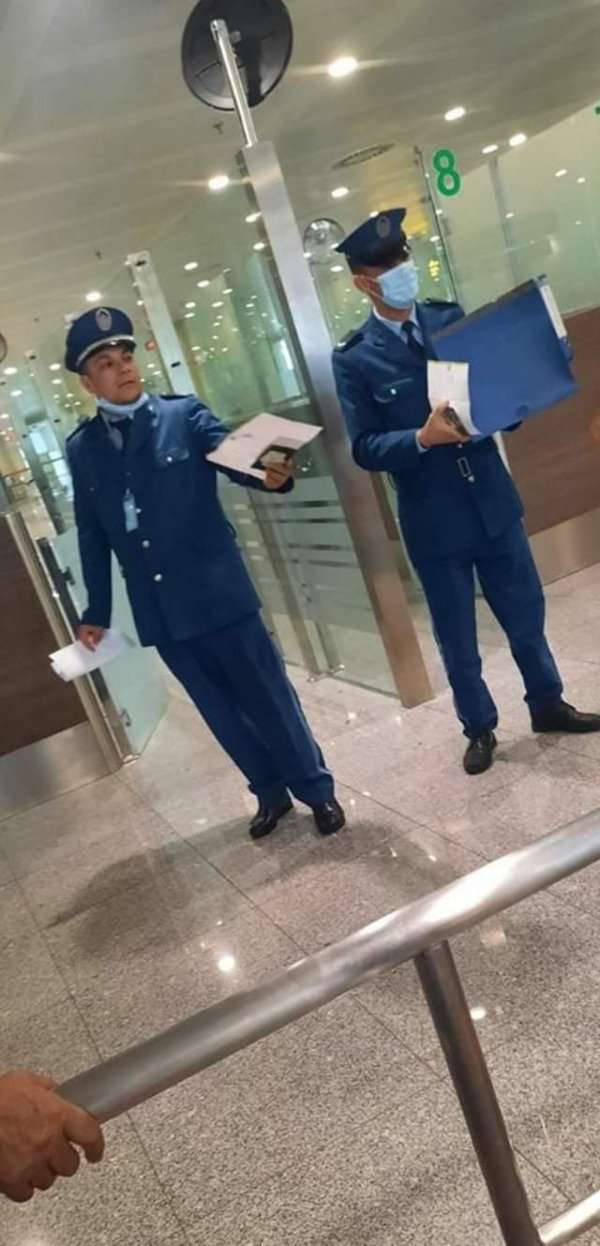 من وصول الترجي للجزائر