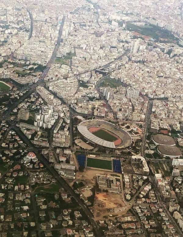 ملعب محمد الخامس الذي سيستضيف النهائي