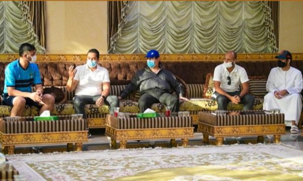 من زيارة وفد الرابطة للناديين
