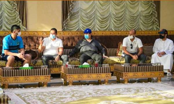 من زيارة وفد الرابطة للناديين