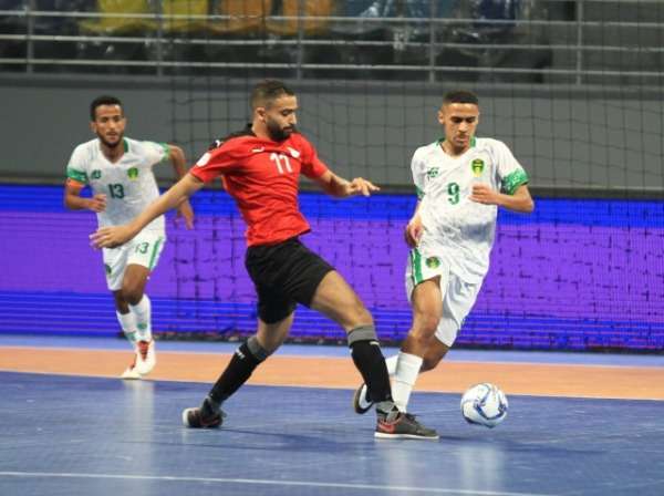 من مباراة مصر وموريتانيا