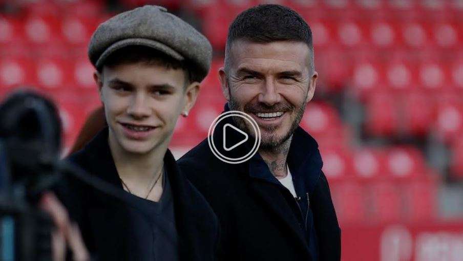 ديفيد بيكهام ونجله