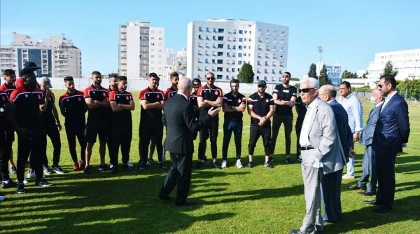 من حضور الرؤساء السابقين تدريبات النجم اليوم 