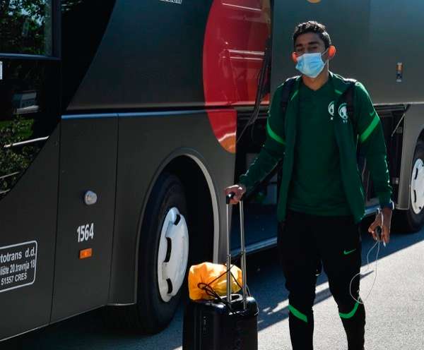وصول منتخب السعودية