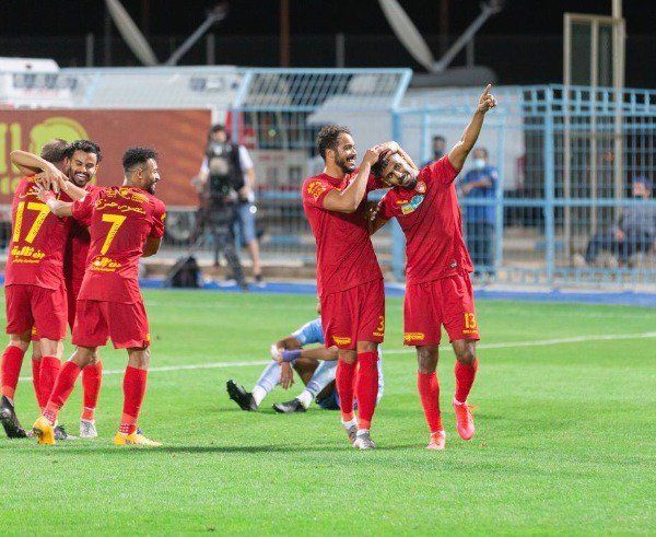 فرحة لاعبي ضمك