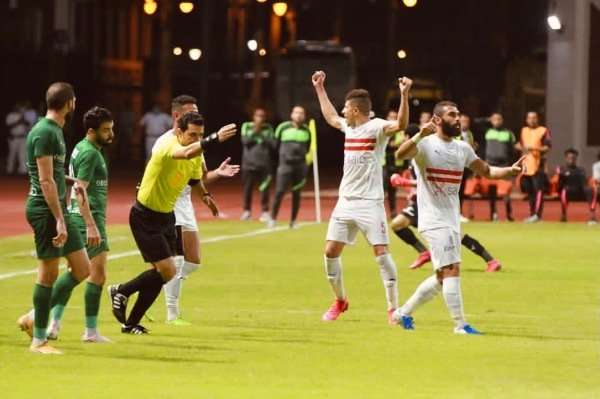 جانب من لقاء الزمالك والمصري